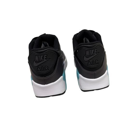 Nike Shoes Air Max 90 Black Leather 'South Beach' Sneakers Size Youth 5.5 - Picture 4 of 4